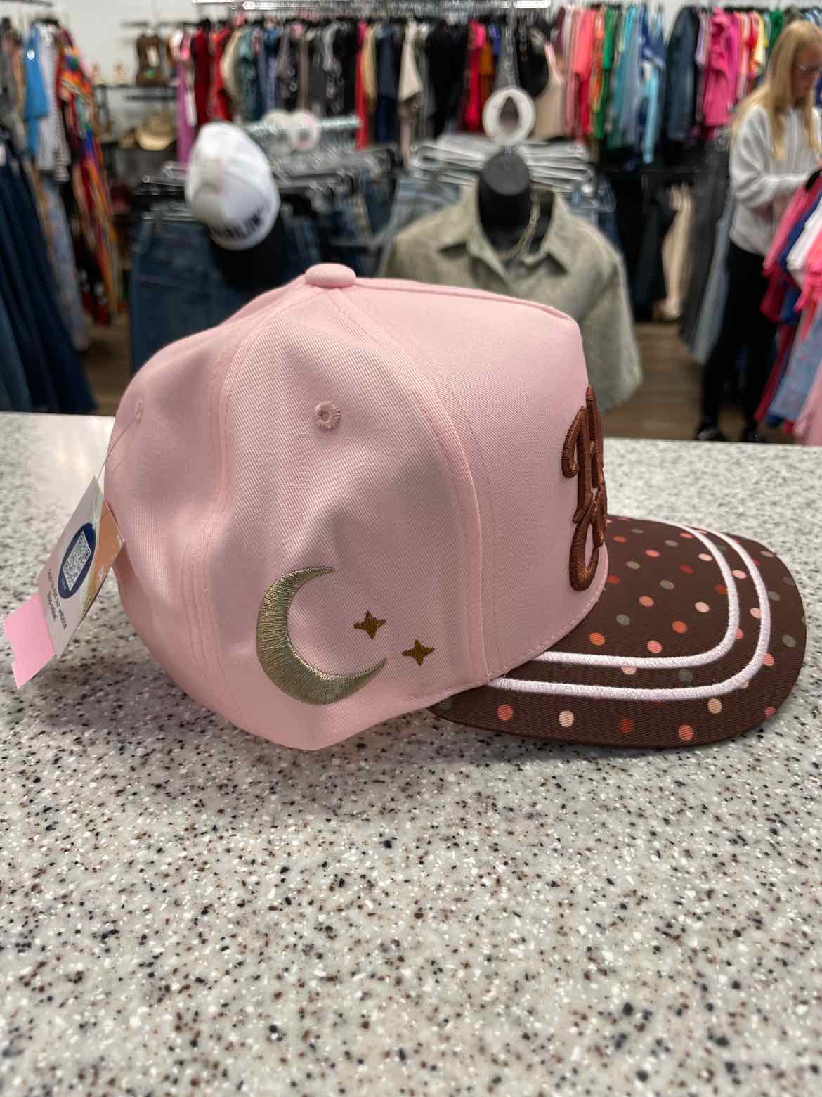 Happy Camper Embroidered Stitching Floral or Dotted Print Trucker Hat