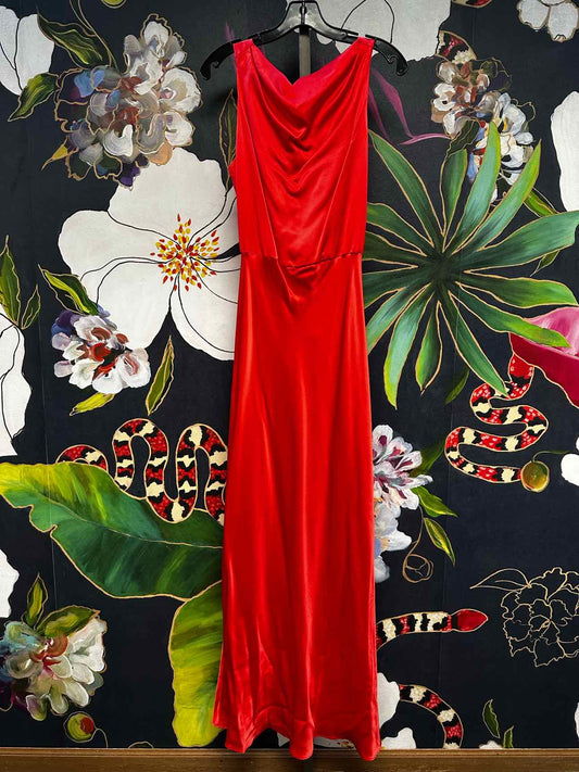 Amanda Uprichard Size Medium Red Formal Dress