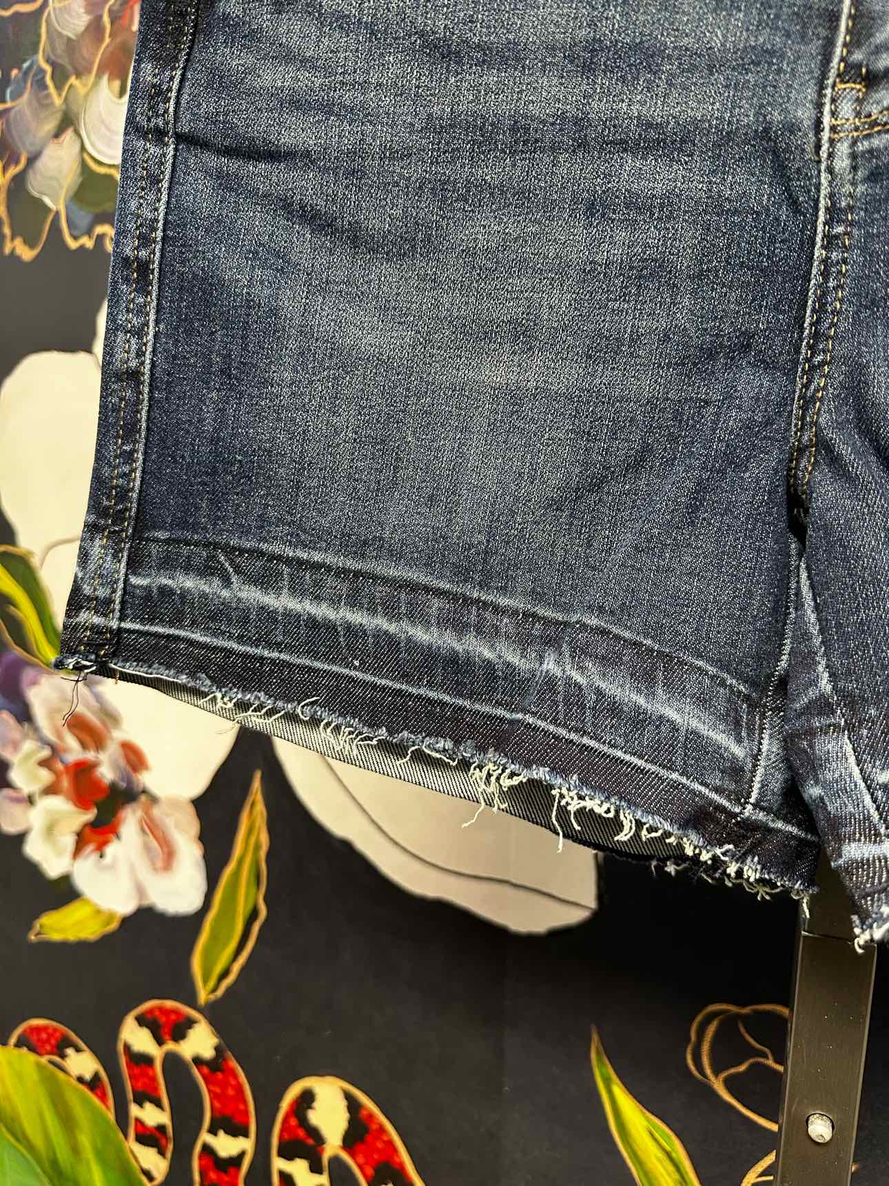 Judy Blue HW Tummy Control Destroy Release Hem Shorts