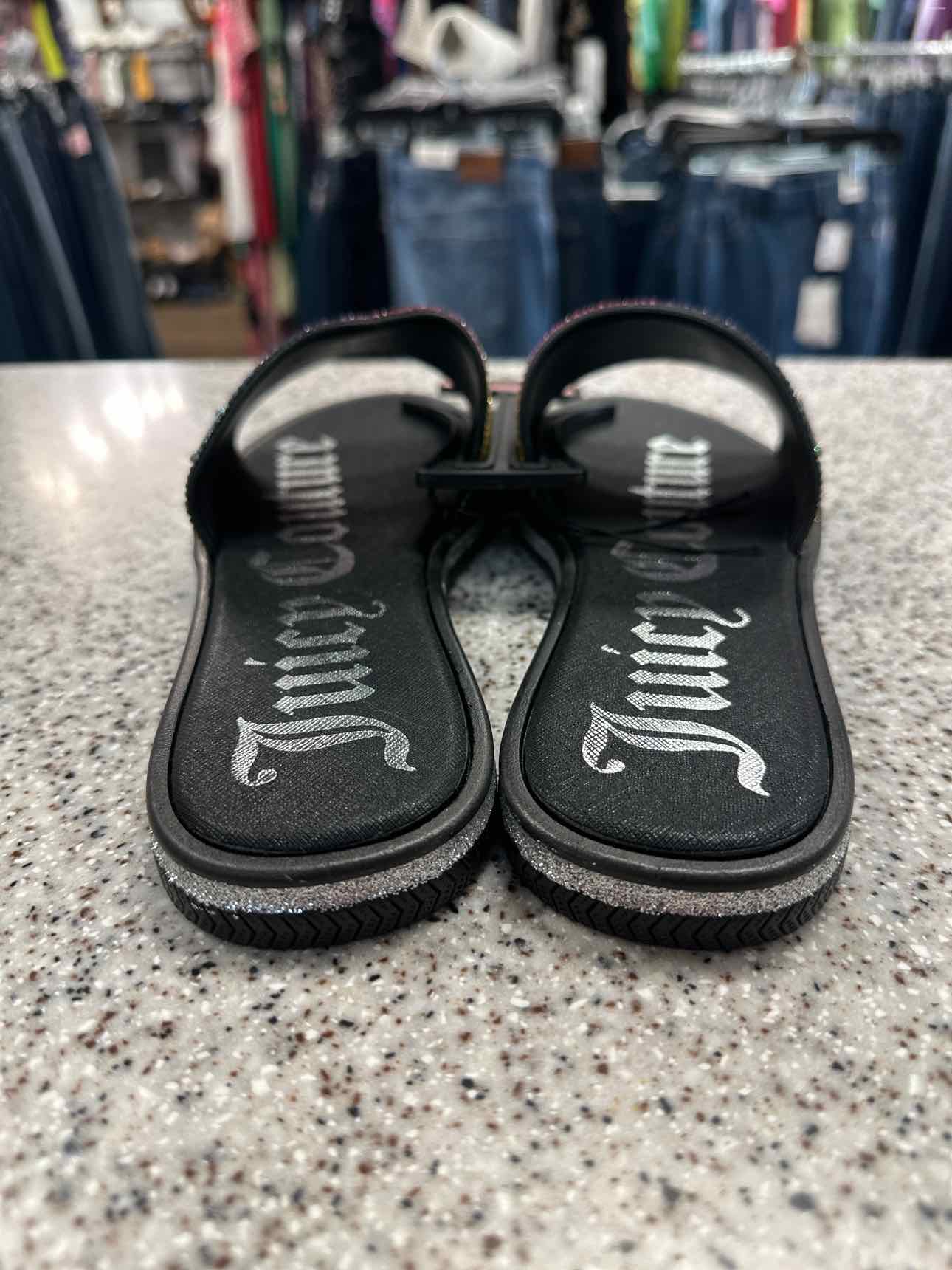 Juicy Conture Size 8 Black sandal