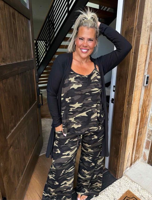 PREORDER - Camo Delilah Pant Set